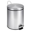 Honey-Can-Do International 5L Round Stainless Steel Step Can