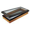 Columbia Skylights Venting Manual Wood Deck Mount LoE3 Clear Glass Skylight 21.25 Inch x 27.5 Inch