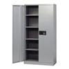 Sandusky 36 in. W x 18 in. D x 72 in. H Quick Assembly Keyless Electronic Coded Steel Cabinet i...