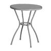 The Home Depot Patio Steel Mesh Bistro Table, White