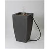 Algreen Madison 49 Gallon Decorative Fountain Rain Barrel - Dark Granite