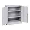 Sandusky 36 in. W x 18 in. D x 42 in. H Quick Assembly Steel Counter Cabinet Dove Gray