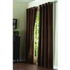 Habitat Suede Grommet Curtain, Chocolate - 52 Inches X 84 Inches