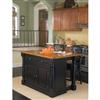 Monarch Monarch Island With Two Stools - Black