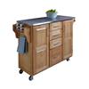 Create a Cart Cottage Oak Create A Cart With Stainless Top