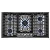 Whirlpool Gold 36 Inch Gas Cooktop with Recessed Grate Design