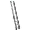 Werner 24 feet Aluminum 3 Section Compact Extension Ladder 225 lbs. Load Capacity (Type II Dut...