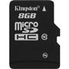 Kingston microSDHC 8GB (Class 10) High Capacity micro Secure Digital Card (SDC10/8GB)