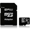 Silicon Power Elite 16GB UHS-I microSDHC Flash Card w/SD adapter (SP016GBSTHBU1V10-SP)