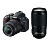 Nikon D3100 w/ AF-S 18-55mm & AF-S 70-300 VR Lens (Black) 
- 14.2 MP 
- ISO 100-12800 (HS mode)...