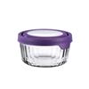 ANCHOR® Round Dish With Eggplant Trueseal Lid