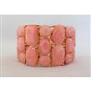 JESSICA®/MD Beaded Stretch Cuff Bracelet - Pink