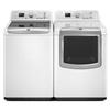 Maytag® 5.3 cu. Ft. Top-Load Washer & 7.3 cu. Ft. Steam Gas Dryer - White