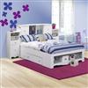 Marvelle Full Storage Bed with Low Headboard