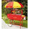 Nostalgia Electrics Old Fashion Hot Dog Cart and Umbrella