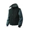 Tough Duck Duck Jacket W/Detach Sleeves/Hood Black X Large