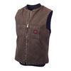 Tough Duck Washed Quilted Lined Vest Chestnut Medium
