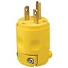 Leviton - Decora PVC Plug 20A-250V, in Yellow