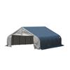 ShelterLogic Grey Cover Peak Style Shelter - 18 Feet x 20 Feet x 10 Feet