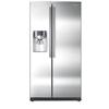 SAMSUNG 25.5 Cubic Feet Side by Side Stainless Steel Refrigerator with Ice and Water Dispenser