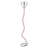 Eurofase Fusion Collection 8 Light Chrome & Red LED Floor lamp
