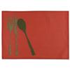 MODA 13"X18" Red Silverware Setting Placemat