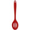 27cm Silicone Slotted Red Spoon