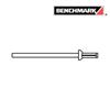 BENCHMARK 25 Pack 1/8" Short Black Aluminum Rivets