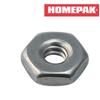 HOME PAK 25 Pack #6-32 Stainless Steel Hex Machine Nuts