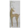 13.5" Tabletop Glitter Gold Deer Figure