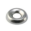 1/4" 18.8 Stainless Steel Finish Washer