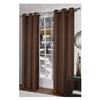 RESIDENCE 40" x 84" Chocolate Thermal Grommet Curtain Panel