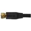 RCR 12' RG6 Black Indoor/Outdoor Coax Cable, with Gold Connector