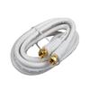 RCA 1.8M RG6 White Indoor/Outdoor Coax Cable, with Connector