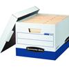 Bankers Box® R-Kive® - Letter/Legal Storage Box, White/Blue, 2 pack