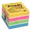 Post-it® Notes 2" x 2", Neon Stripes