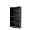 South Shore Smart Basics 4-Shelf Bookcase, Pure Black, Model # 7270767