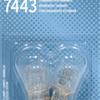 7443 automotive miniature bulb 2 pack