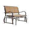 Lifetime Faux Wood Glider Bench