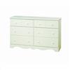 South Shore Summer Breeze Collection Dresser, White Wash