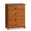 South Shore Sand Castle Collection 4-Drawer Chest, Sunny Pine Finish