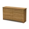 South Shore Vito Dresser, Harvest Maple, Model #3126010