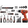 PS12PK - 12V Cordless Drill with 83-Piece Project Kit