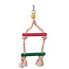 Living World Junglewood Bird Toy, 2-Step Rope Ladder, Small