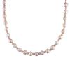 Miadora 3-4 mm and 8-9 mm Freshwater Natural Shape Pink Pearl Endless 72" Necklace (no clasp)
