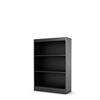 South Shore Smart Basics 3-Shelf Bookcase, Pure Black, Model # 7270766