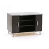 South Shore Cosmos Collection TV Stand, Black Onyx and Charcoal