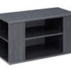 FlexHOME Storage/Bookcase TV Stand - Black Oak