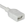 2m USB 2.0 A Male to A Female Extension Cable - White