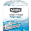 Schick® Quattro® Titanium Blades Refill Cartridges, 8-Pack